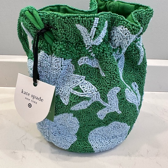 Kate Spade Green and Blue Beaded Bag Kate spade & target - Picture 1 of 4